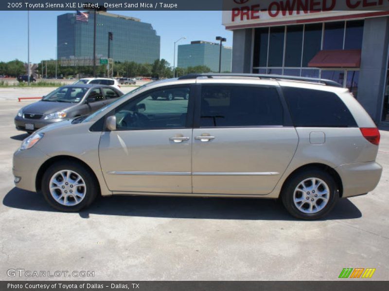 Desert Sand Mica / Taupe 2005 Toyota Sienna XLE Limited