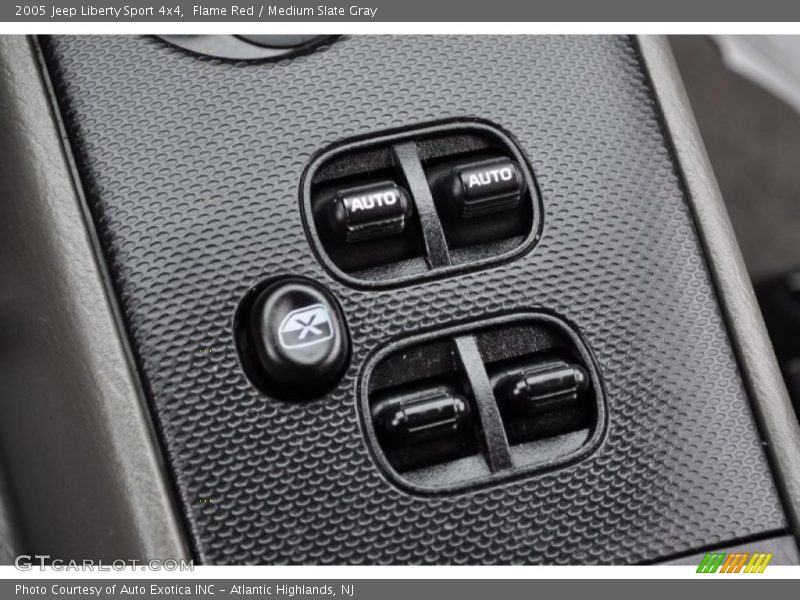 Flame Red / Medium Slate Gray 2005 Jeep Liberty Sport 4x4
