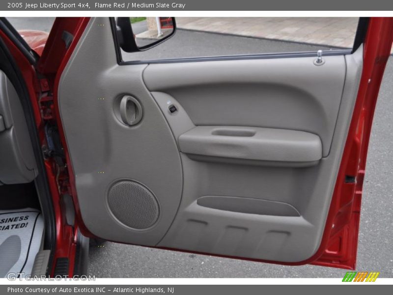 Flame Red / Medium Slate Gray 2005 Jeep Liberty Sport 4x4