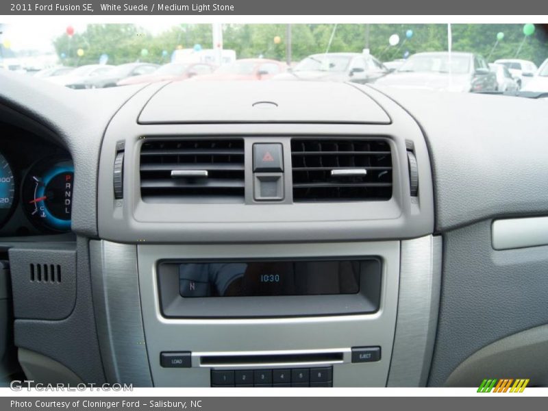 White Suede / Medium Light Stone 2011 Ford Fusion SE