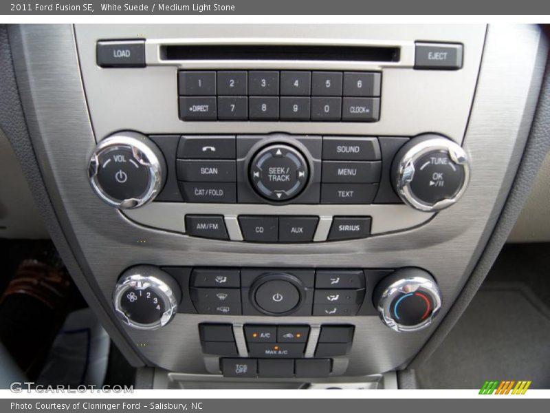 White Suede / Medium Light Stone 2011 Ford Fusion SE