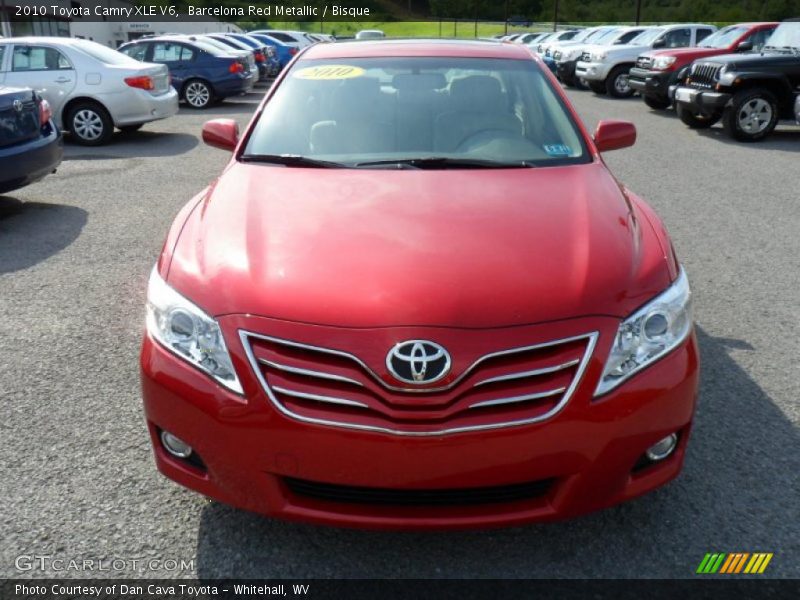 Barcelona Red Metallic / Bisque 2010 Toyota Camry XLE V6