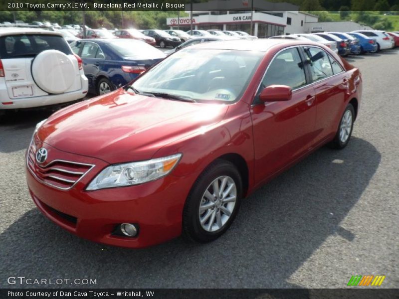 Barcelona Red Metallic / Bisque 2010 Toyota Camry XLE V6