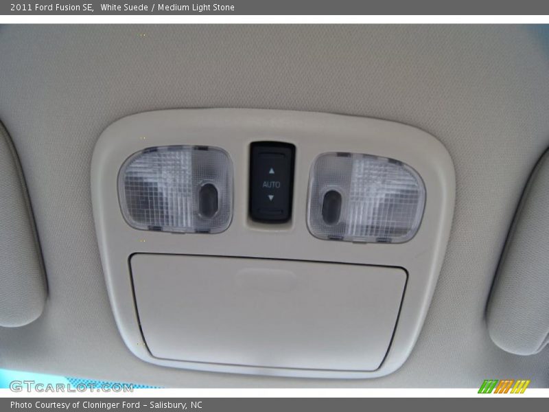White Suede / Medium Light Stone 2011 Ford Fusion SE