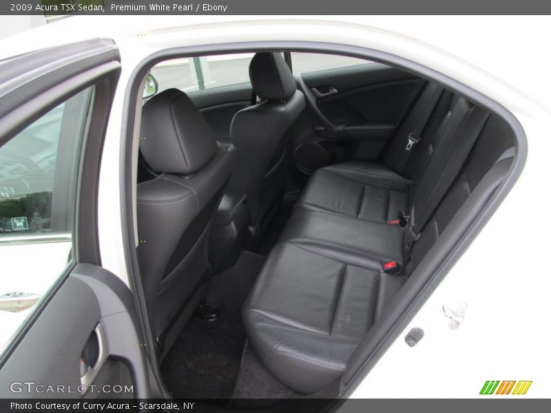 Premium White Pearl / Ebony 2009 Acura TSX Sedan