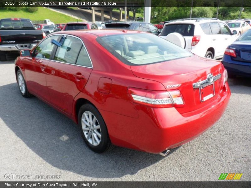 Barcelona Red Metallic / Bisque 2010 Toyota Camry XLE V6