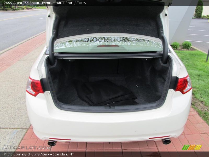 Premium White Pearl / Ebony 2009 Acura TSX Sedan