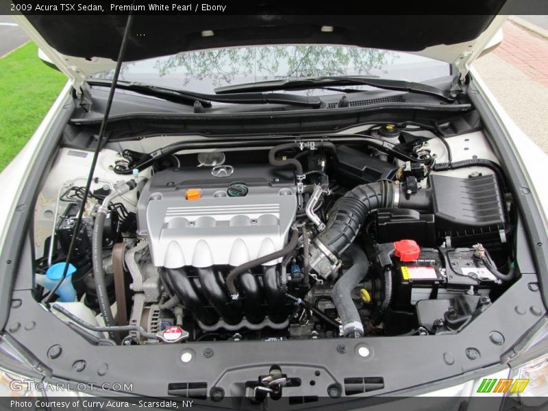 Premium White Pearl / Ebony 2009 Acura TSX Sedan