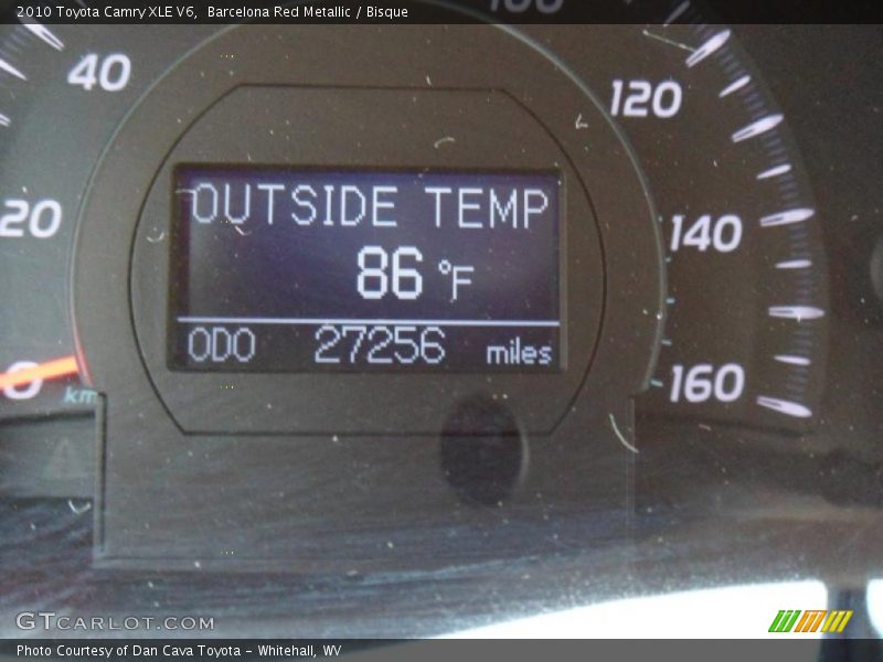 Barcelona Red Metallic / Bisque 2010 Toyota Camry XLE V6