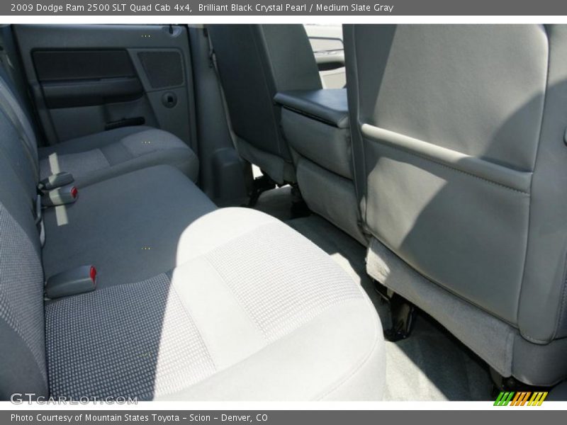 Brilliant Black Crystal Pearl / Medium Slate Gray 2009 Dodge Ram 2500 SLT Quad Cab 4x4