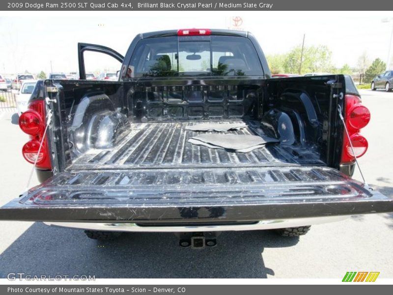 Brilliant Black Crystal Pearl / Medium Slate Gray 2009 Dodge Ram 2500 SLT Quad Cab 4x4
