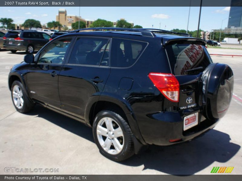 Black / Black 2007 Toyota RAV4 Sport