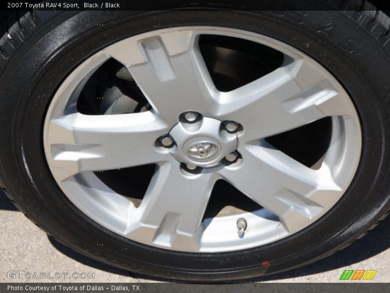 Black / Black 2007 Toyota RAV4 Sport