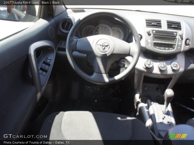 Black / Black 2007 Toyota RAV4 Sport