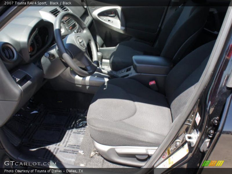 Black / Black 2007 Toyota RAV4 Sport