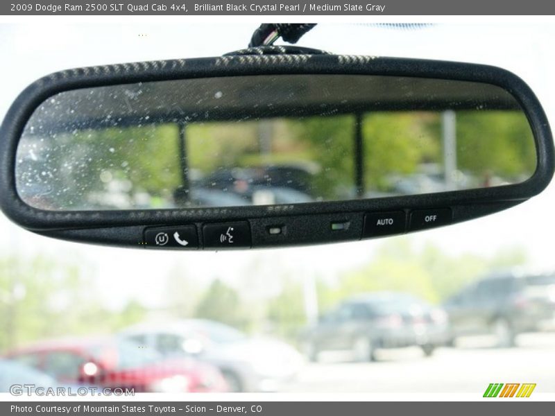 Brilliant Black Crystal Pearl / Medium Slate Gray 2009 Dodge Ram 2500 SLT Quad Cab 4x4