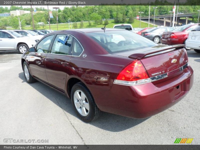 Bordeaux Red / Ebony Black 2007 Chevrolet Impala LT