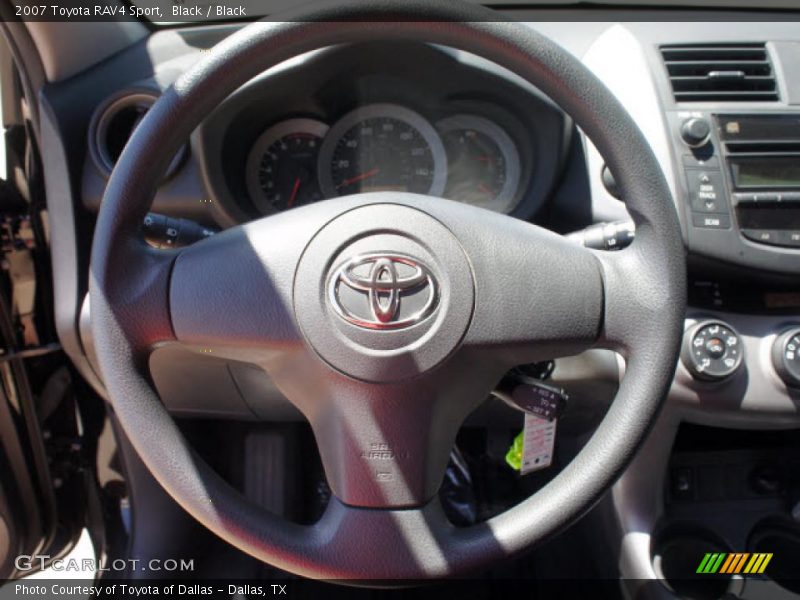 Black / Black 2007 Toyota RAV4 Sport