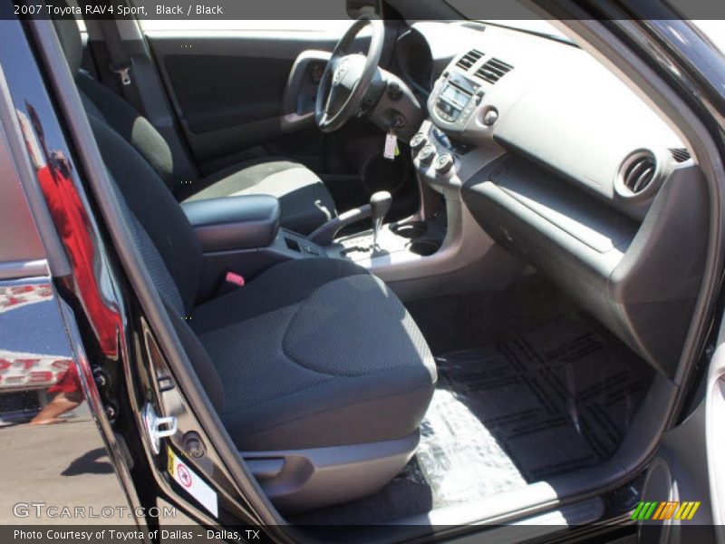 Black / Black 2007 Toyota RAV4 Sport