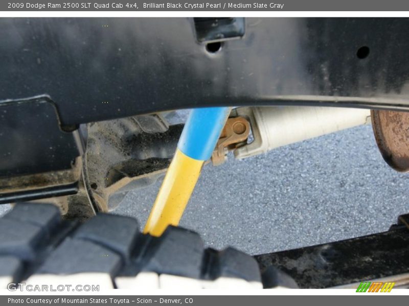 Brilliant Black Crystal Pearl / Medium Slate Gray 2009 Dodge Ram 2500 SLT Quad Cab 4x4
