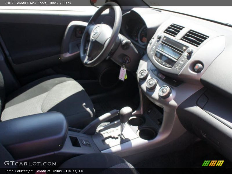 Black / Black 2007 Toyota RAV4 Sport