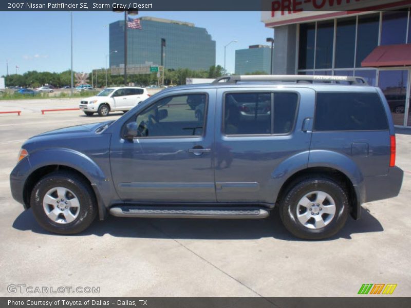 Storm Gray / Desert 2007 Nissan Pathfinder SE