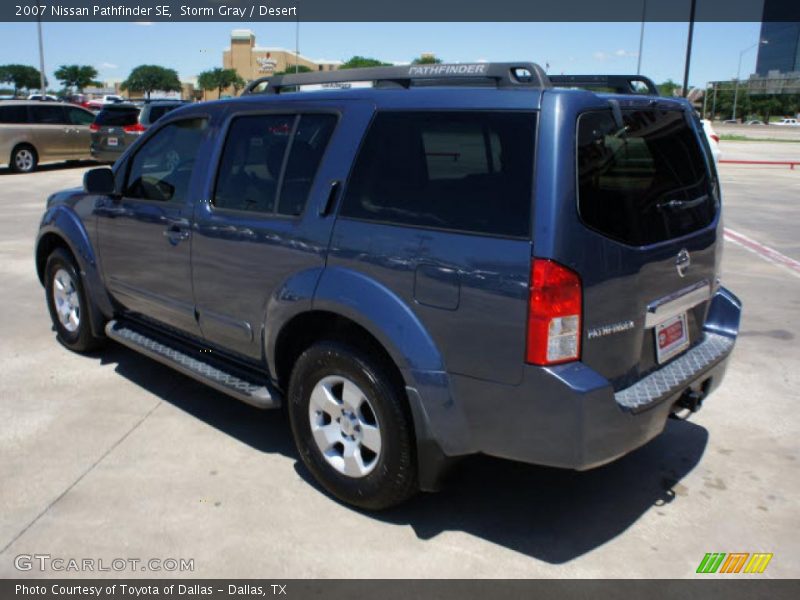 Storm Gray / Desert 2007 Nissan Pathfinder SE