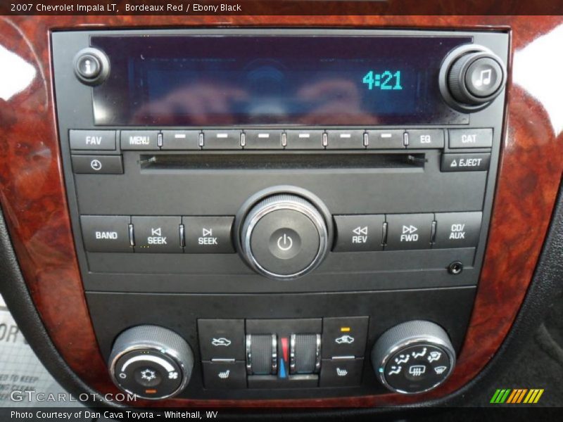 Bordeaux Red / Ebony Black 2007 Chevrolet Impala LT