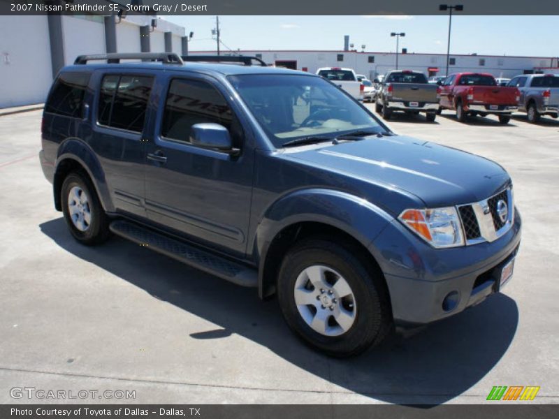 Storm Gray / Desert 2007 Nissan Pathfinder SE
