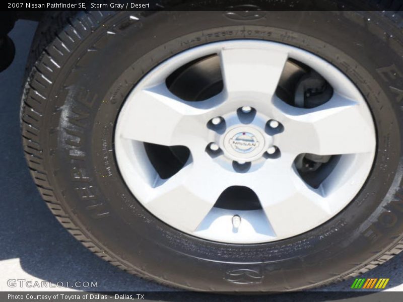Storm Gray / Desert 2007 Nissan Pathfinder SE