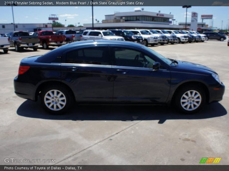 Modern Blue Pearl / Dark Slate Gray/Light Slate Gray 2007 Chrysler Sebring Sedan