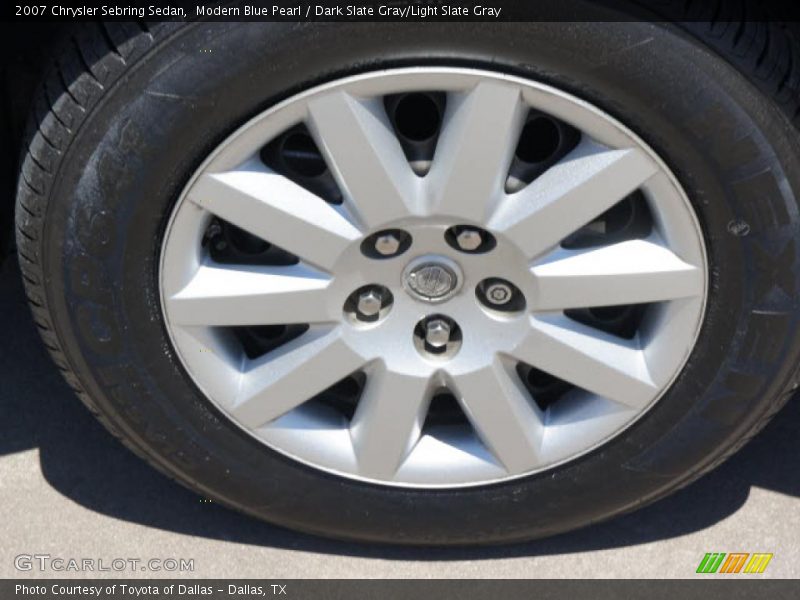 Modern Blue Pearl / Dark Slate Gray/Light Slate Gray 2007 Chrysler Sebring Sedan