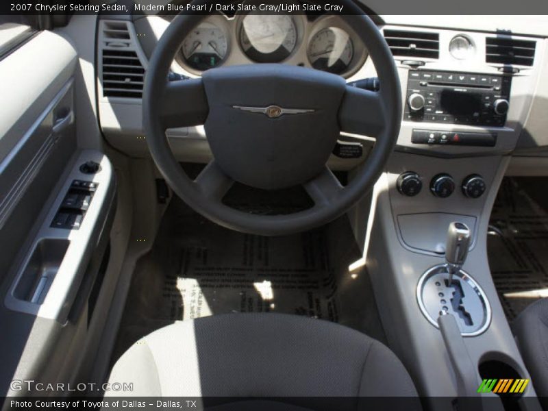 Modern Blue Pearl / Dark Slate Gray/Light Slate Gray 2007 Chrysler Sebring Sedan