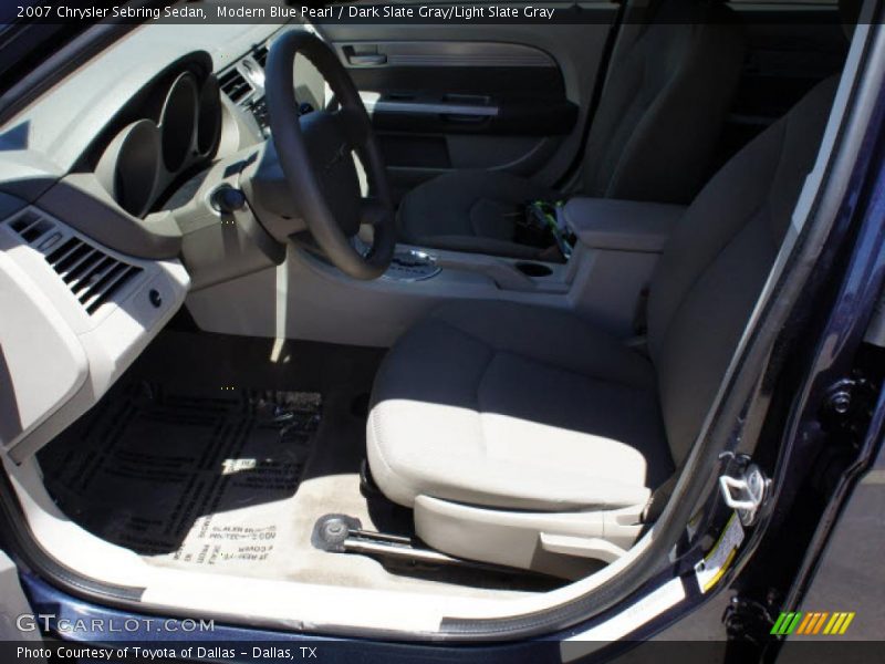 Modern Blue Pearl / Dark Slate Gray/Light Slate Gray 2007 Chrysler Sebring Sedan
