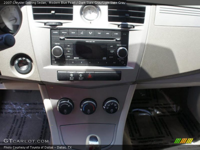 Modern Blue Pearl / Dark Slate Gray/Light Slate Gray 2007 Chrysler Sebring Sedan