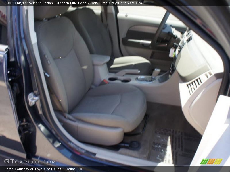 Modern Blue Pearl / Dark Slate Gray/Light Slate Gray 2007 Chrysler Sebring Sedan