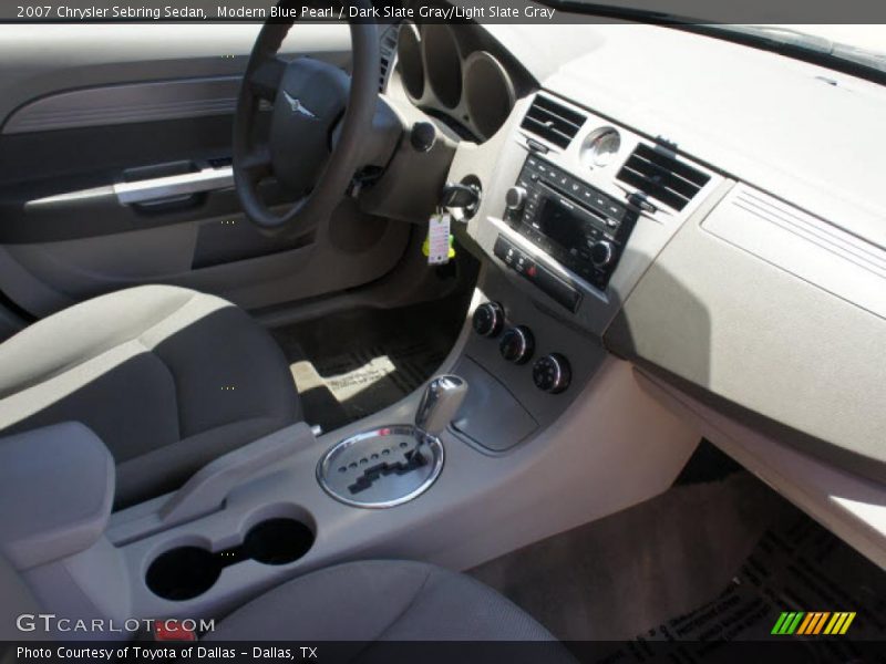 Modern Blue Pearl / Dark Slate Gray/Light Slate Gray 2007 Chrysler Sebring Sedan
