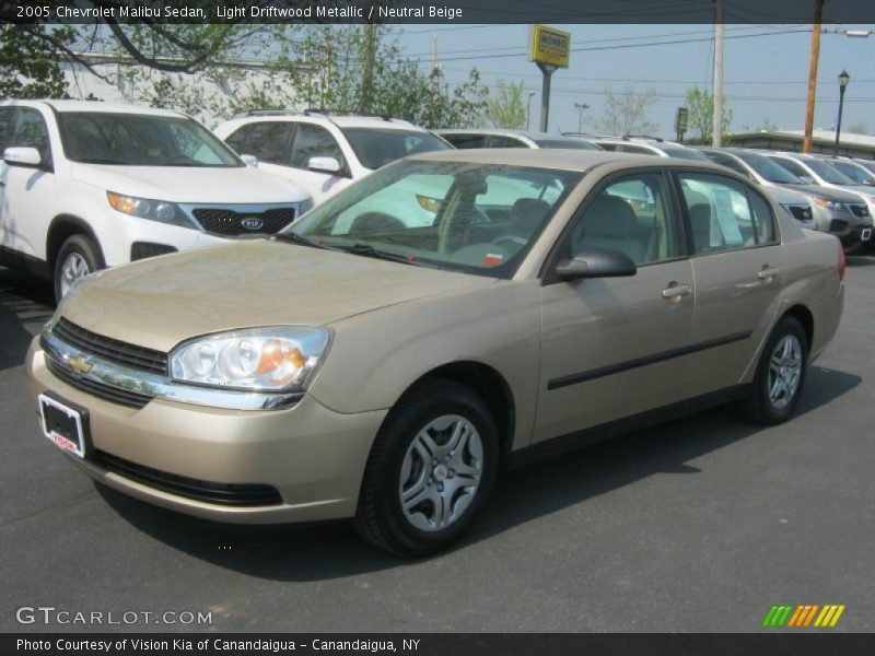 Light Driftwood Metallic / Neutral Beige 2005 Chevrolet Malibu Sedan