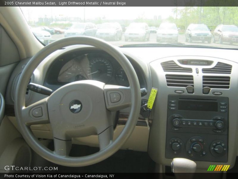 Light Driftwood Metallic / Neutral Beige 2005 Chevrolet Malibu Sedan