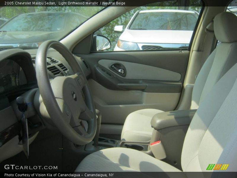 Light Driftwood Metallic / Neutral Beige 2005 Chevrolet Malibu Sedan