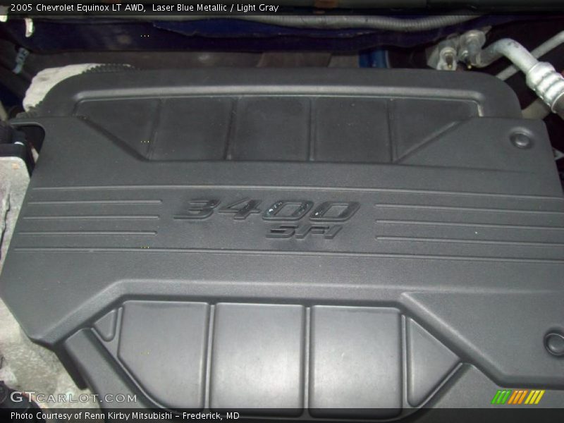 Laser Blue Metallic / Light Gray 2005 Chevrolet Equinox LT AWD