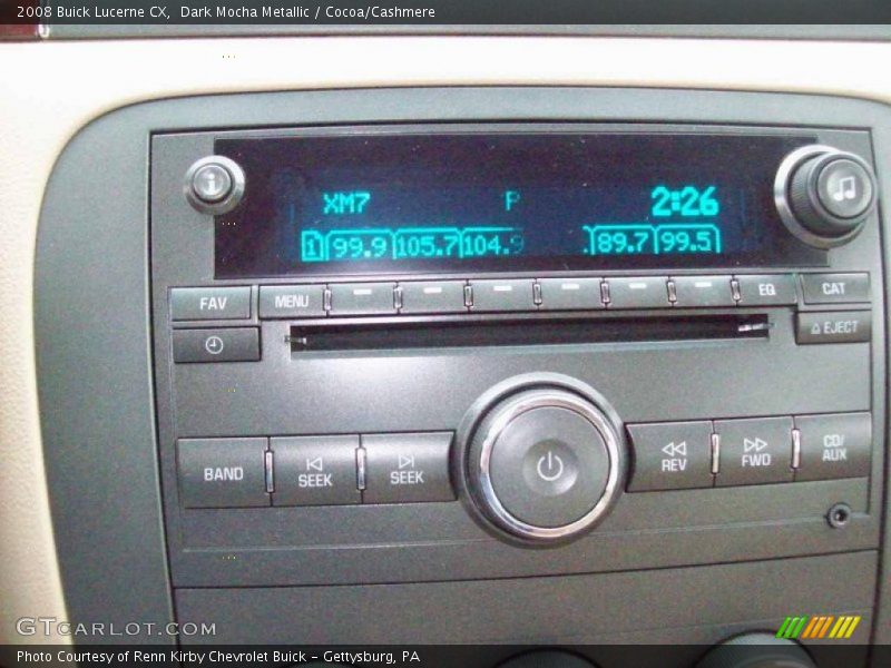 Dark Mocha Metallic / Cocoa/Cashmere 2008 Buick Lucerne CX