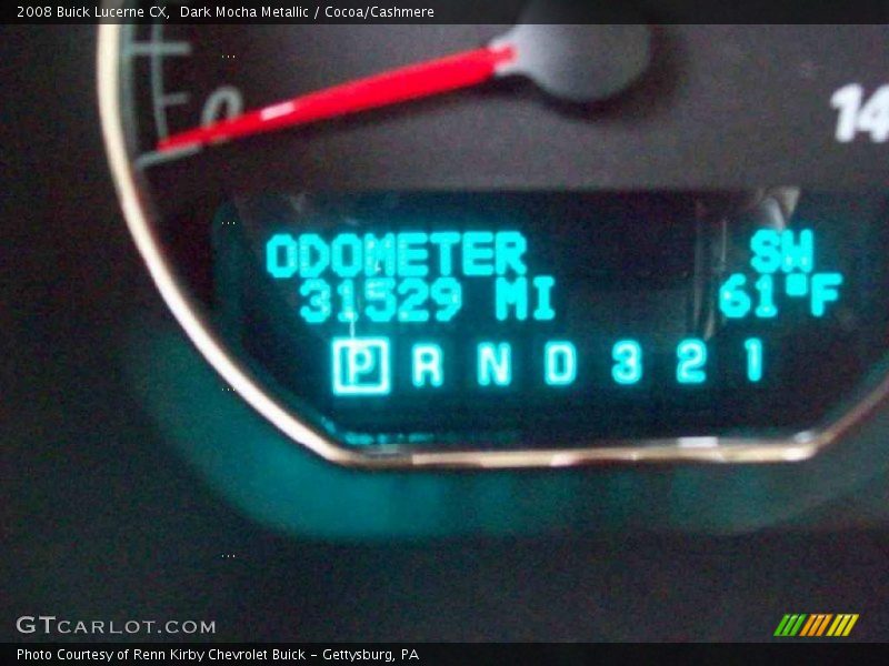 Dark Mocha Metallic / Cocoa/Cashmere 2008 Buick Lucerne CX