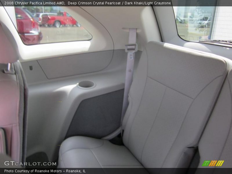 Deep Crimson Crystal Pearlcoat / Dark Khaki/Light Graystone 2008 Chrysler Pacifica Limited AWD