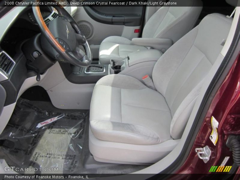  2008 Pacifica Limited AWD Dark Khaki/Light Graystone Interior