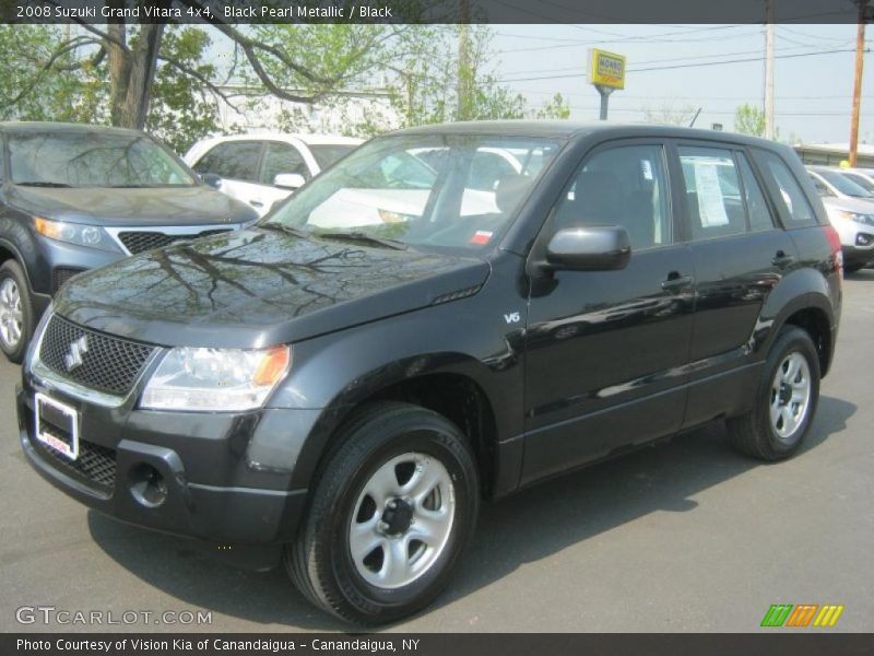 Black Pearl Metallic / Black 2008 Suzuki Grand Vitara 4x4