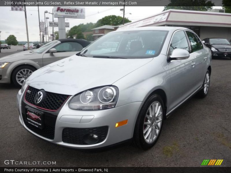Reflex Silver Metallic / Interlagos Plaid Cloth 2006 Volkswagen Jetta GLI Sedan