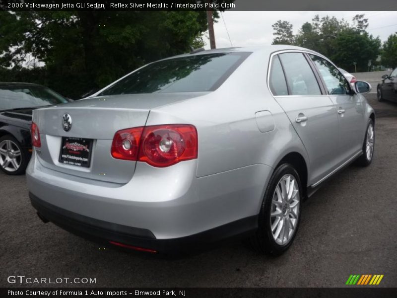 Reflex Silver Metallic / Interlagos Plaid Cloth 2006 Volkswagen Jetta GLI Sedan