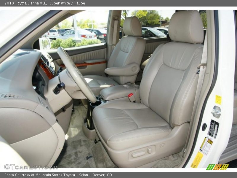  2010 Sienna XLE Taupe Interior