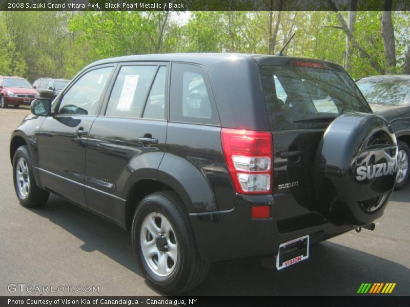 Black Pearl Metallic / Black 2008 Suzuki Grand Vitara 4x4